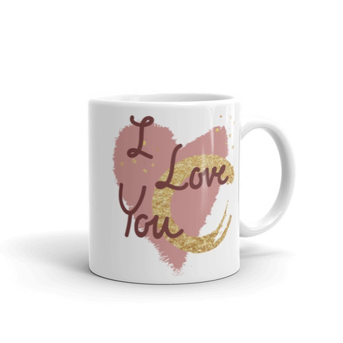 ''I Love You'' Printed Coffee Mug (05)