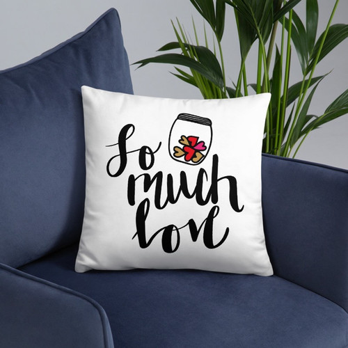 ''So Much Love'' Printed Cushion Gift (01)