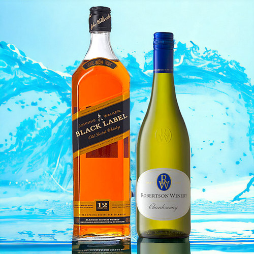 Black and White: JW Black Label and Robertson White Wine Combo
