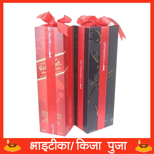 Johnnie Walker Twins: JW Black Label 1000ml and JW Red Label 1000ml