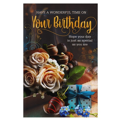 Have A Wonderful Time On Your Birthday - Greeting Card