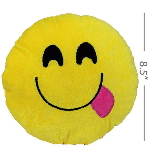Silly Tongue Out Emoji Window Hanging 8.5''
