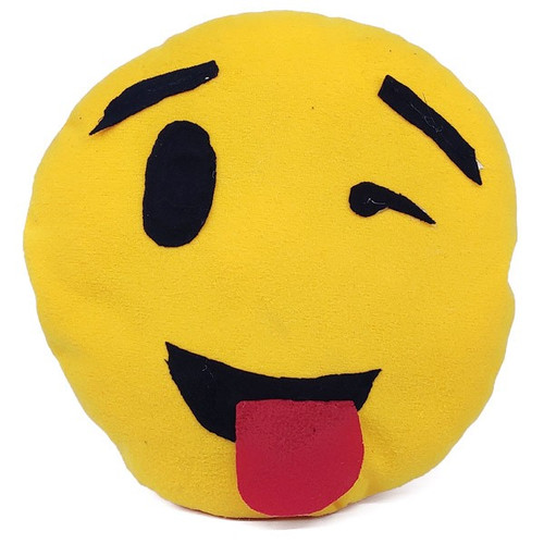 Tongue Out Winking Emoji Window Hanging 8.5''
