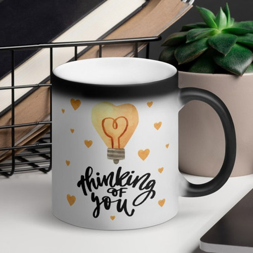 ''Thinking of You'' Printed Ceramic Magic Mug