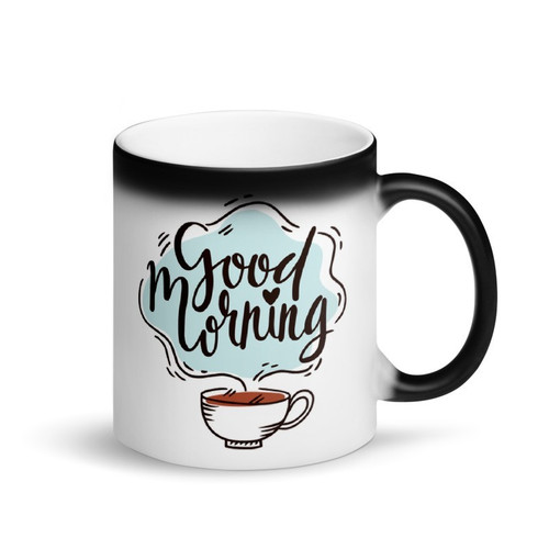 ''Good Morning" Printed Ceramic Magic Mug Gift
