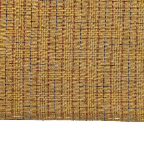 Sangam Suitings Formal Check Pattern Coat Piece - Brown