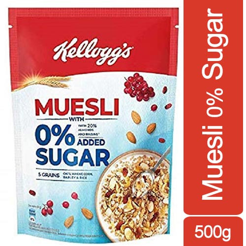 Kellogg's Muesli with 0% Added Sugar 500g