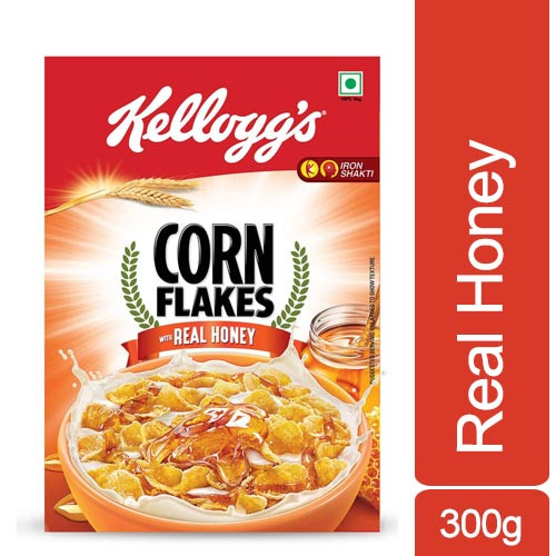 Kellogg's Cornflakes with Real Honey 300g