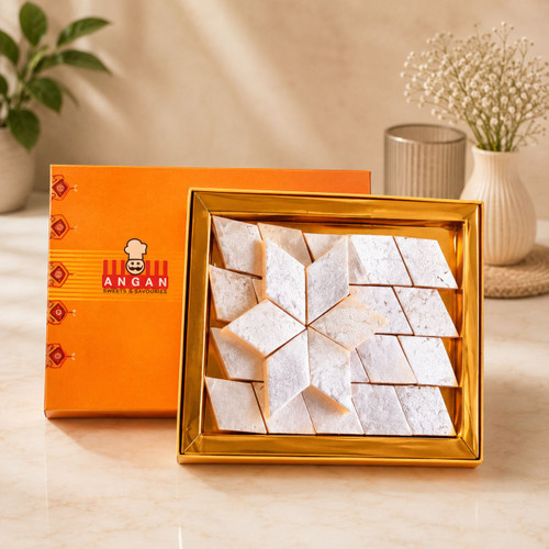 Fresh Kaju Katli Barfi from Angan or Tiptop SW-9005AG
