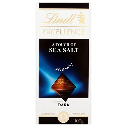 Lindt Excellence A Touch of Sea Salt Dark Chocolate 100g