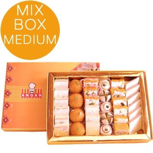 Assorted Mithai Box Large - 30C (Tiptop, Angan or Gulab)