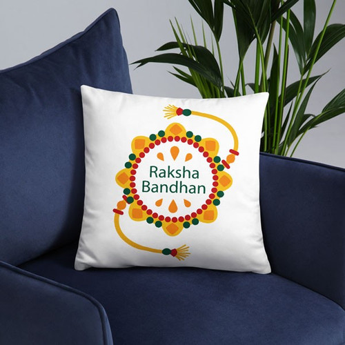 ''Raksha Bandhan'' Printed Beautiful Cushion