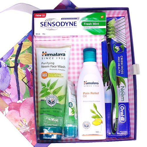 Himalaya Face Wash & Pain Relief Oil With Toothbrush & Toothpaste