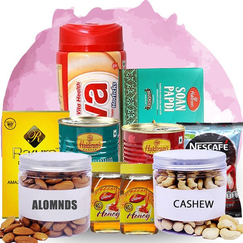 Rakura Tea, Honey, Horlicks, Coffee, Dry Nuts & Sweets
