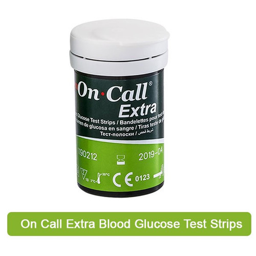 On Call Extra Blood Glucose Test Strips (25 Pcs)