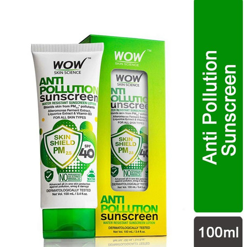Wow Anti Pollution Sunscreen Lotion SPF40 100ml