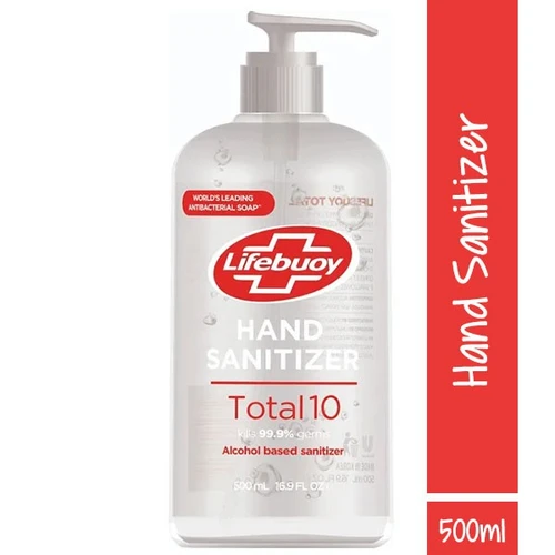 Lifebuoy Total10 Hand Sanitizer 500ml (kills 99.9% germs)