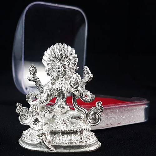 Sold Pure Silver Idol of Goddess Laxmi Ji
