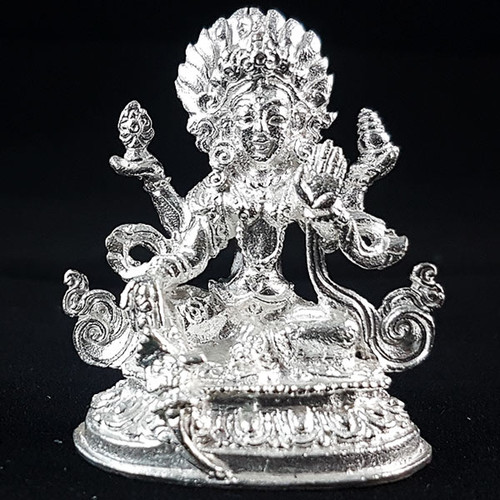 Sold Pure Silver Idol of Goddess Laxmi Ji