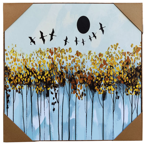 Stunning Woods Scene Painting Print 20''