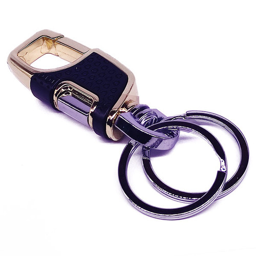 Black Premium Snap Hook Metal Keyring