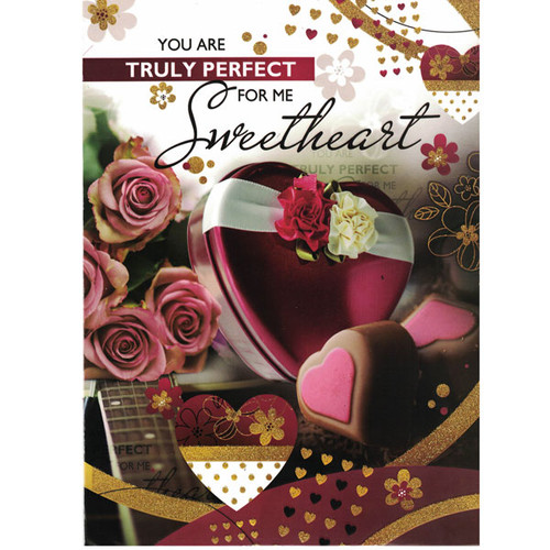 You Are Truly Perfect For Me Sweetheart - Greeting Card