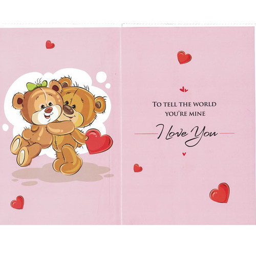 Romantic Wish...That Convey My Love For You - Greeting Card