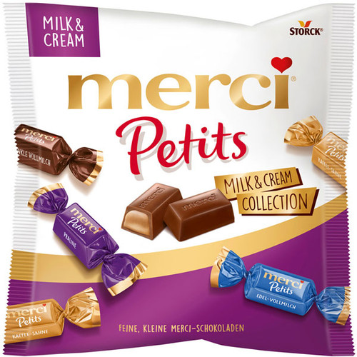 Merci Petits Milk & Cream Collection 125g
