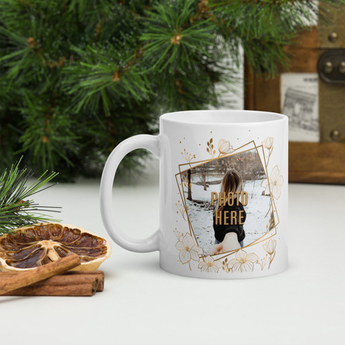Personalized Coffee Mug with Customized Photo and Name