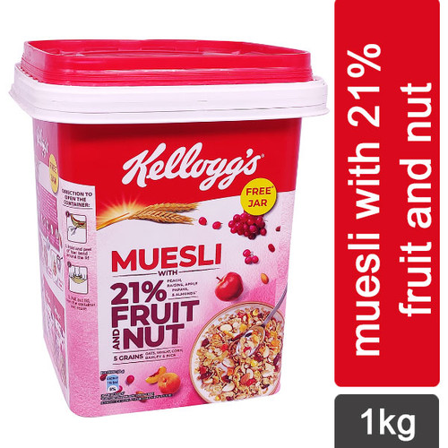 Kellogg's Muesli With 21% Fruit and Nut 1Kg