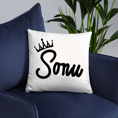 Personalize Name Printed Cushion For Her