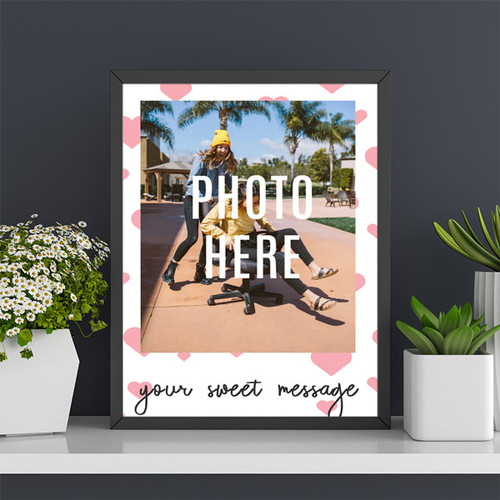 Personalized Photo Frame Gift Photo & Message (A4 Size)