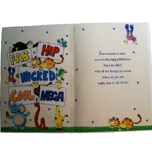 Happy Birthday From All Of Us Greeting Card - Hip Fab - Send gifts to Nepal