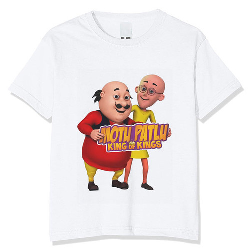 Motu Patlu Design T-shirt For Kids