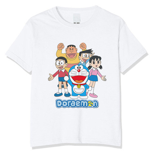 Doraemon And Nobita Design T-shirt For Kids