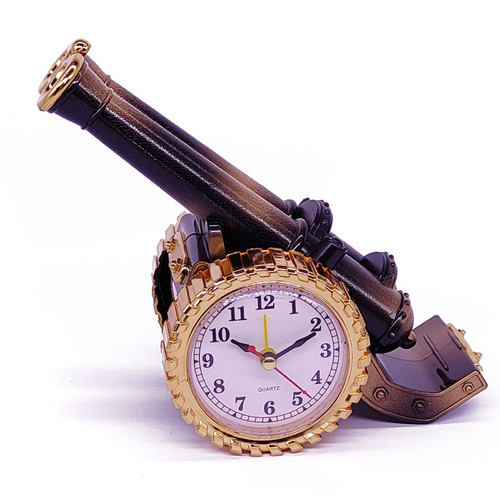 Decorative Cannon Design Table Top Alarm Clock