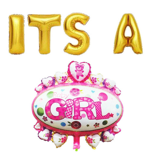 Baby Girl Theme Baby Shower Decoration Balloons