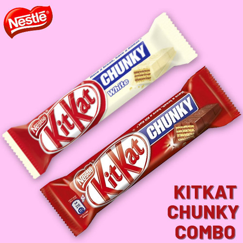 Nestle KitKat Chunky and Chunky White Chocolates