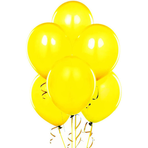 Yellow Latex Balloons Online