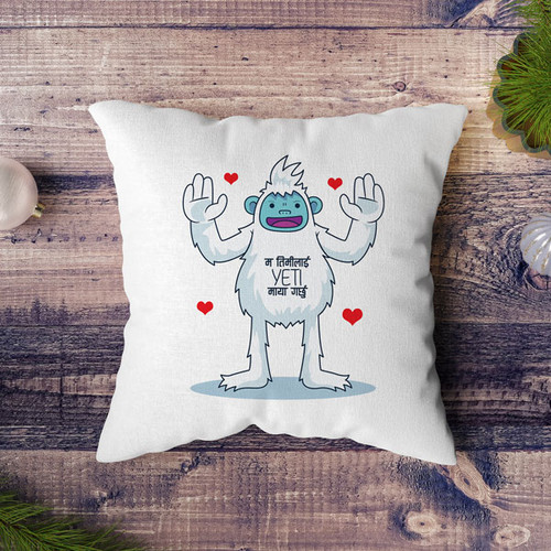 Ma Timilai Yeti Maya Garchu Printed Cushion