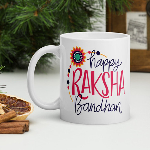 Happy Raksha Bandhan Mug Print