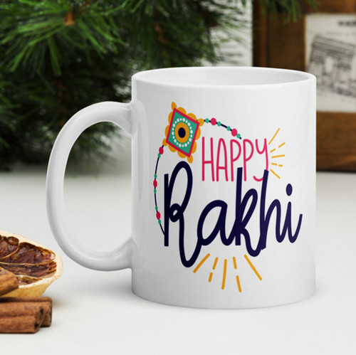 Happy Rakhi Mug Print