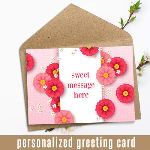 Personalized Greeting Card With Your Sweet Message