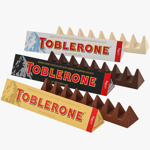 Toblerone - Milk - White - Dark 100g Each