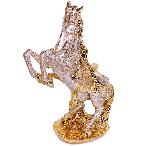 Royal Piece Decorative Jumping Horse Showpiece
