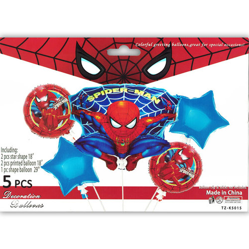 Spiderman Theme Party Decoration Foil Balloons