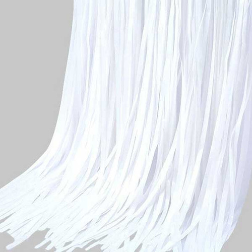 White Foil Curtain Backdrop Party Decor