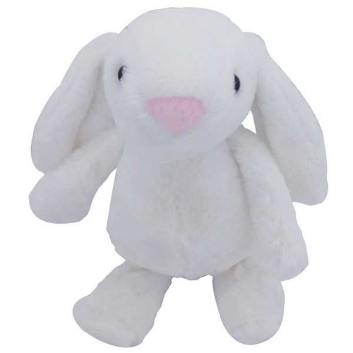 White Soft Fluffy Bunny Stuffed Plush Toy