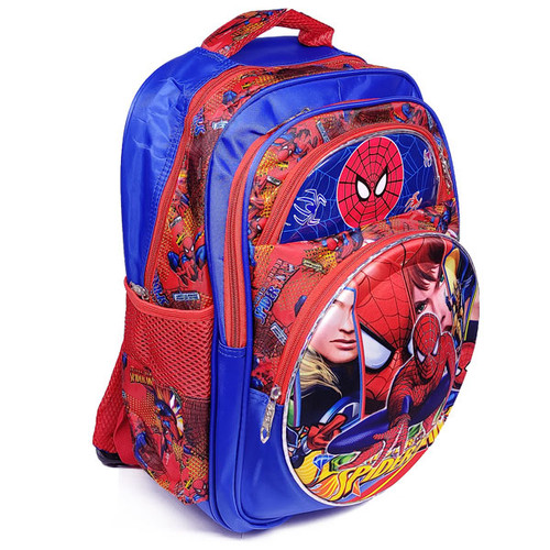 Character Spiderman Backpack School Bag for Kids