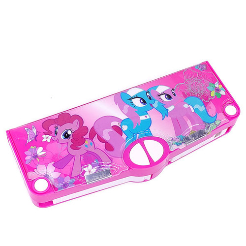 Automatic Button Operation Smart Geometry Box - Pink